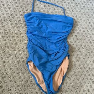 JCrew ruched one piece